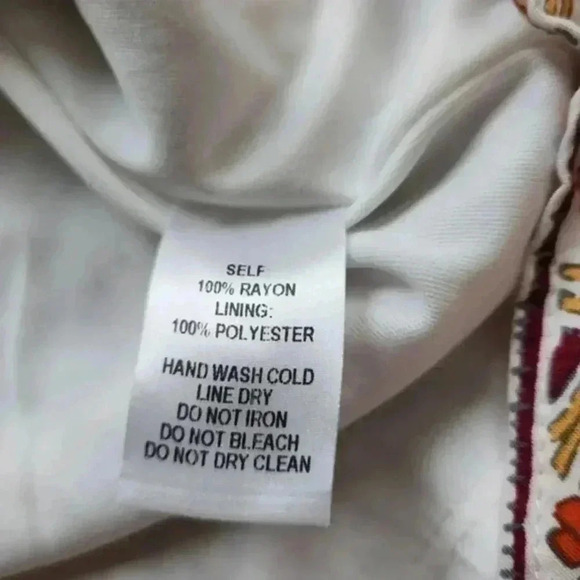 Lulus Nikolai Dress Floral Cottagecore Dainty Paisley Feminine Womens S White - Picture 10 of 14